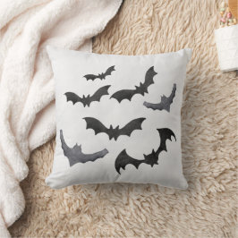 Black Bat Halloween Kissen