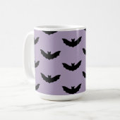 Black Bat Halloween-Tasse Kaffeetasse (Vorderseite Links)