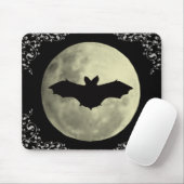 Black Bat Maus Pad Mousepad (Mit Mouse)