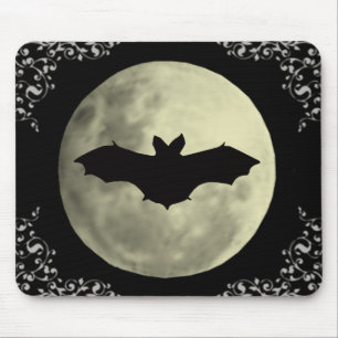 Black Bat Maus Pad Mousepad