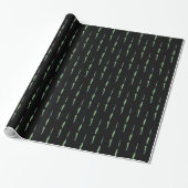 Black Bayou Gators Geschenkpapier (Ungerollt)