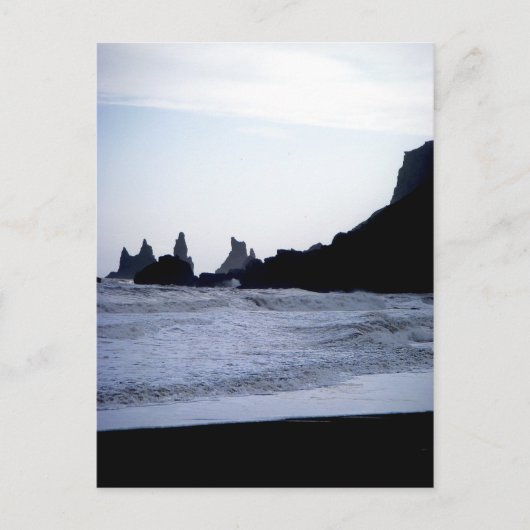 Black Beach Postkarte (Vorderseite)