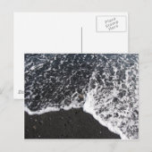 Black Beach Postkarte (Vorne/Hinten)