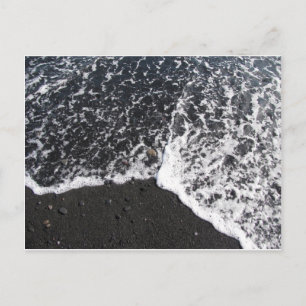 Black Beach Postkarte