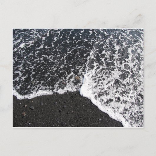 Black Beach Postkarte (Vorderseite)