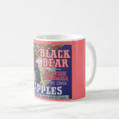 Black Bear Äpfel Tasse (VorderseiteRechts)
