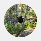 Black Bear at Grand Teton Keramik Ornament (Vorne)