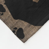 Black Bear Black Bear Paws Fleecedecke (Ecke)