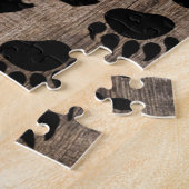 Black Bear Black Bear Paws Puzzle (Seite)