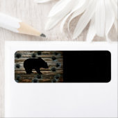 Black Bear Black Bear Paws Rustic Wood (Insitu)