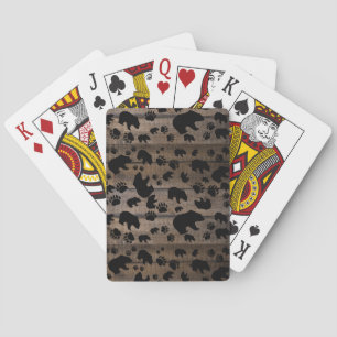 Black Bear Black Bear Paws Spielkarten
