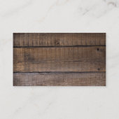 Black Bear Black Bear Paws Visitenkarte (Rückseite)