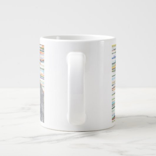 Black Bear Collage Coffee Tasse von C.E. White (Rückseite)