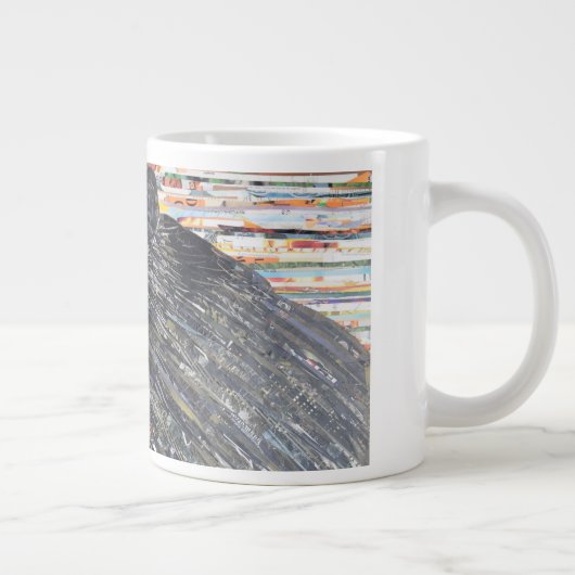 Black Bear Collage Coffee Tasse von C.E. White (Rechts)