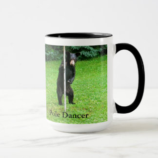 Black Bear Cube Pole Dancer Tasse