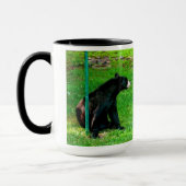 Black Bear Cube Pole Dancer Tasse (Links)