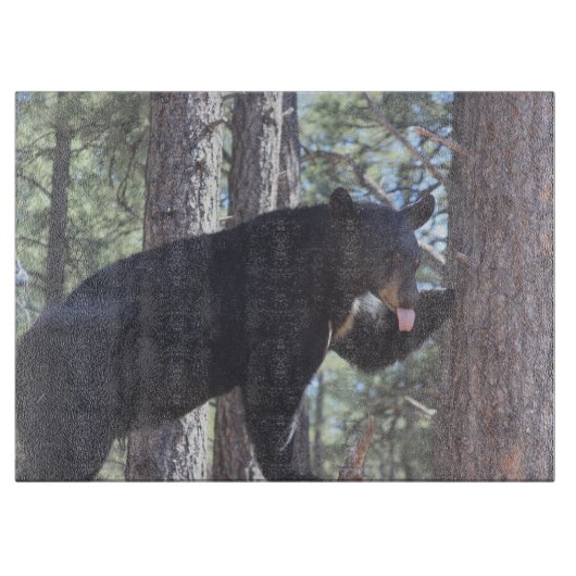 Black Bear Cutting Board Schneidebrett (Vorderseite)