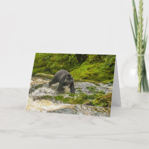Black Bear Fishing   Qua Creek British Columbia Karte