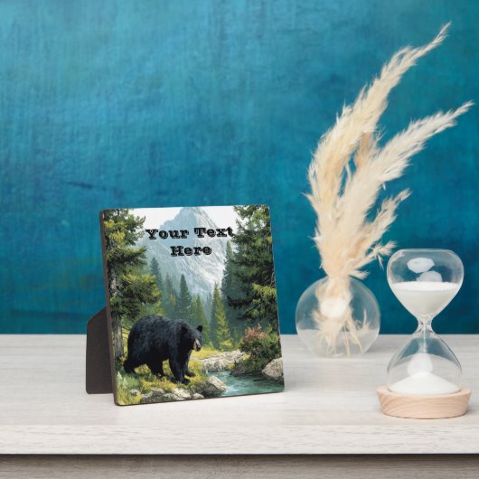 Black Bear Nature Fotoplatte (InSitu)