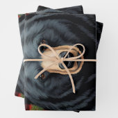 Black Bear Silhouette Geschenkpapier Set (Beispiel)