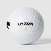 Black Bear Silhouette Golfball (Logo)