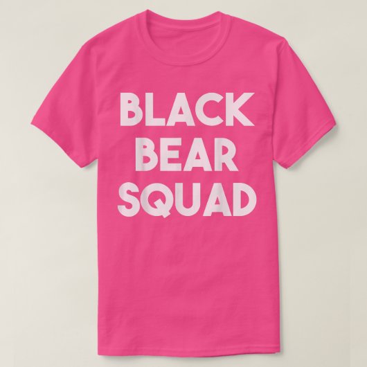 Black Bear Squad - Funny T-Shirt (Design vorne)