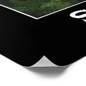 BLACK BEAR TRAIL Motivierend Poster (Ecke)