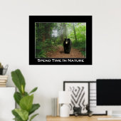 BLACK BEAR TRAIL Motivierend Poster (Heimbüro)
