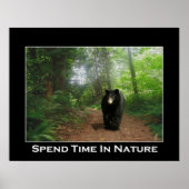 BLACK BEAR TRAIL Motivierend Poster (Vorne)