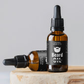 Black Beard Oil Label 1 OZ 30 ml Kosmetische Flasc Etiketten