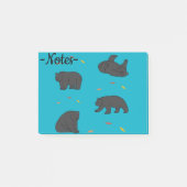 Black Bears Post-it Klebezettel (Vorderseite)