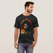 Black Beautiful African Melanin Frau Niedlich Lotu T-Shirt (Vorne ganz)