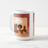 Black & Beautiful Coffee Tasse (Vorderseite Links)