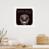 Black Beauty African Woman Tribal Face Markings Poster (Küche)