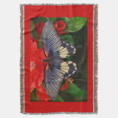 Black Beauty Butterfly Decke (Vorderseite Vertikal)