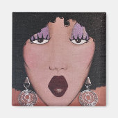 "Black Beauty Diva" Magnet (Vorne)