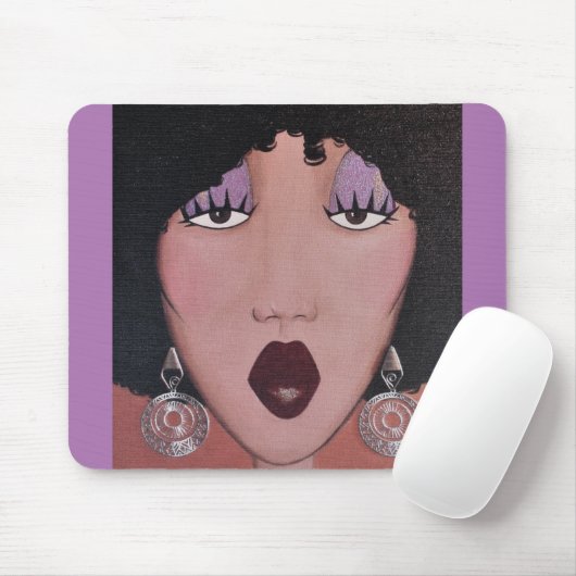 "Black Beauty Diva" Mousepad (Mit Mouse)