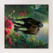 Black Beauty Friesian Horse Fantasy - Puzzle (Horizontal)