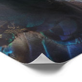 Black Beauty Friesian Horse - Poster (Ecke)