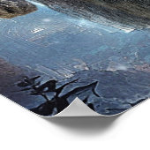 Black Beauty Friesian Horse - Poster (Ecke)