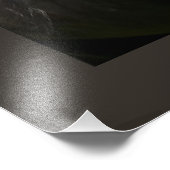 Black Beauty Friesian Horse - Poster (Ecke)