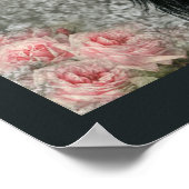 Black Beauty Friesian Horse - Poster (Ecke)