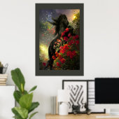 Black Beauty Friesian Horse - Poster (Heimbüro)