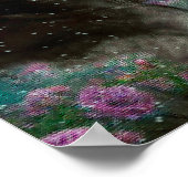 Black Beauty Friesian Horse - Poster (Ecke)