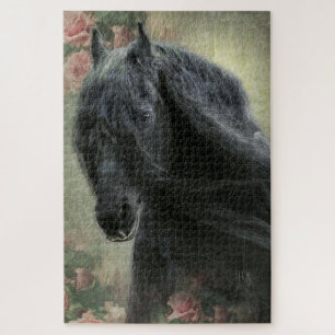 Black Beauty Friesian Horse - Puzzle