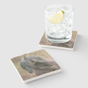 Black Beauty Friesian Horse - Steinuntersetzer