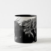 Black Beauty Horse Zweifarbige Tasse (Mittel)