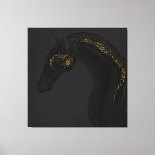 Black Beauty Leinwanddruck (Vorderseite)