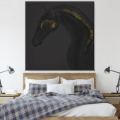Black Beauty Leinwanddruck (Insitu (Schlafzimmer))