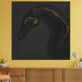 Black Beauty Leinwanddruck (Insitu (Wohnzimmer))